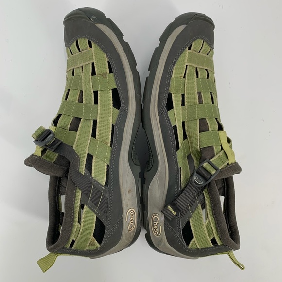 CHACO Paradox Shoe Woven Green Hiking Outdoor 10 - Picture 6 of 9